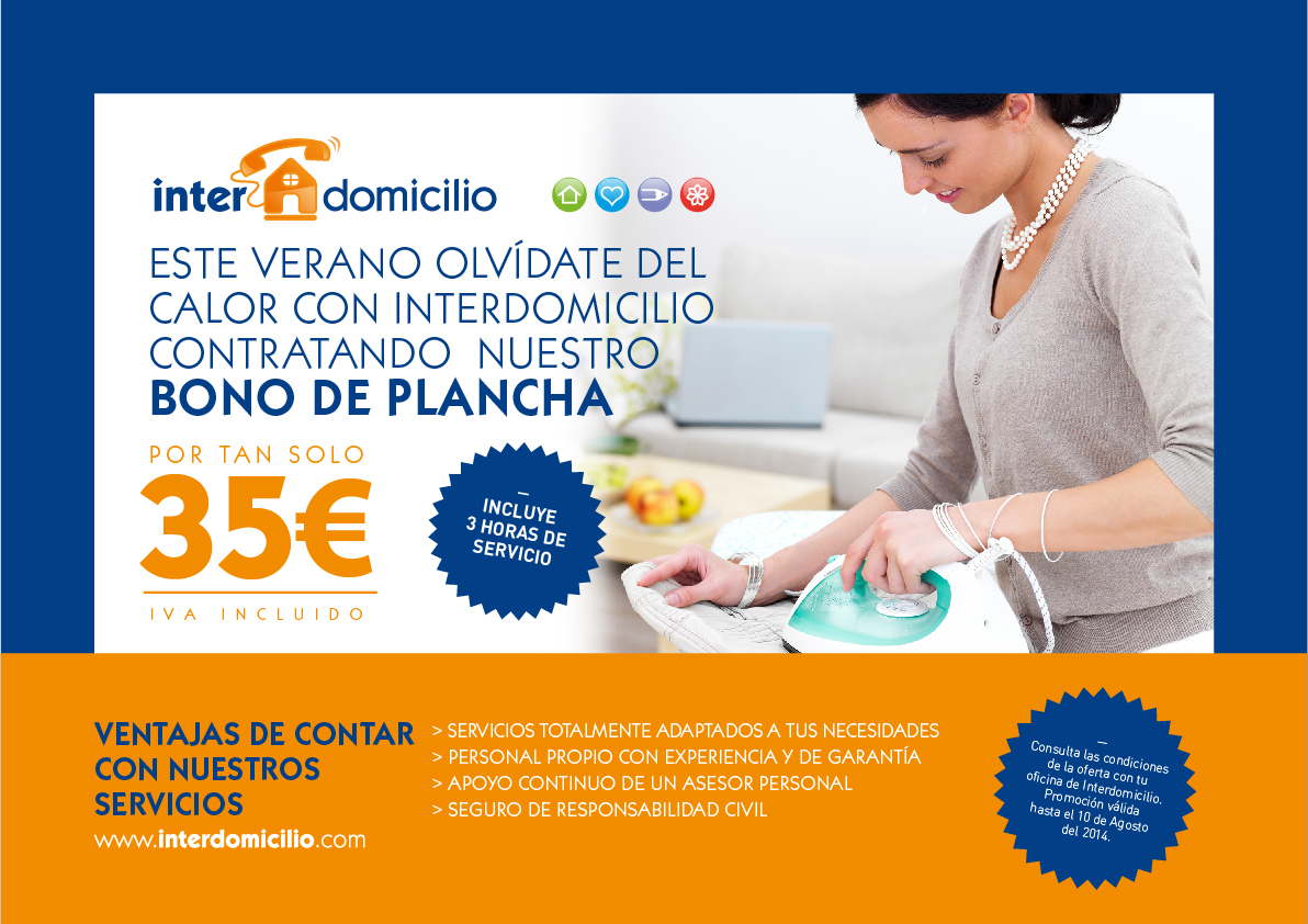 promocion de planchado interdomicilio