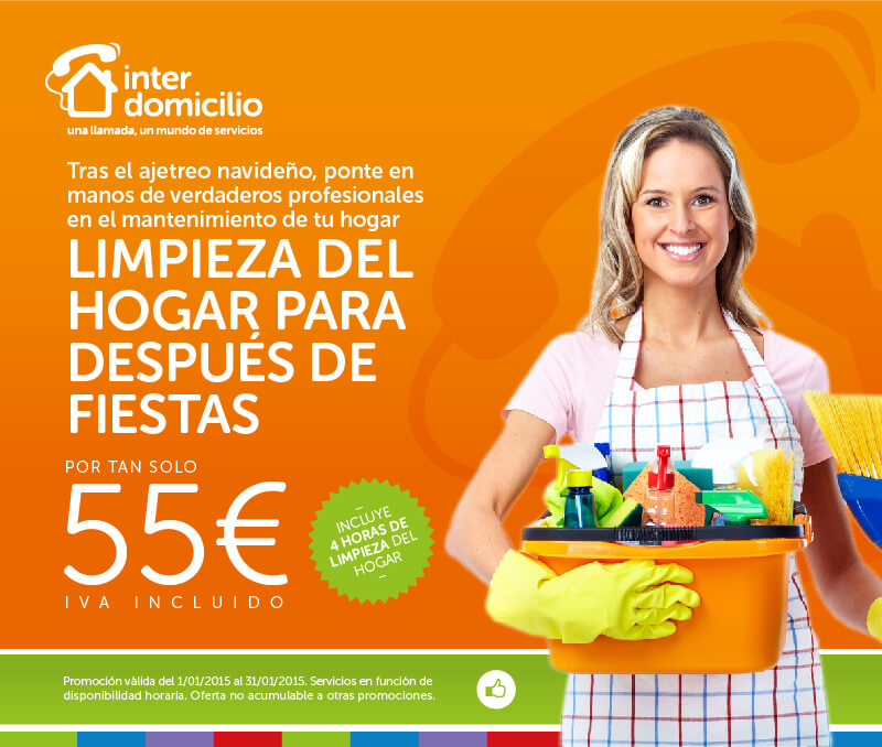 Promoción limpieza hogar
