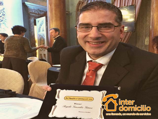 interdomicilo en la final del mundial Best Franchisee of the world