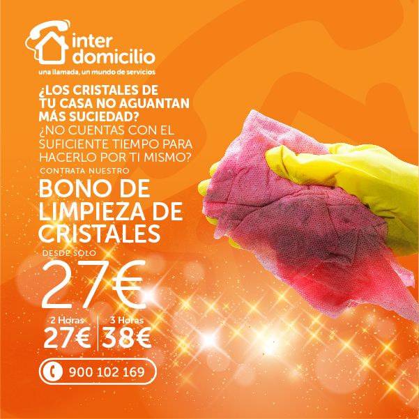 oferta limpieza de cristales interdomicilio