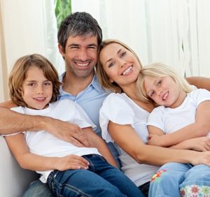 familia feliz en maresme norte