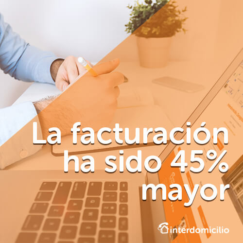 facturacion un 45 mayor en las franquicias