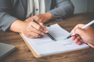 Firma de contrato de exclusividad
