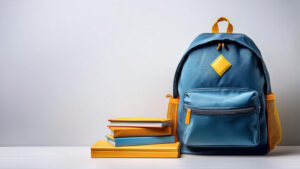 Mochilas y cuadernos escolares